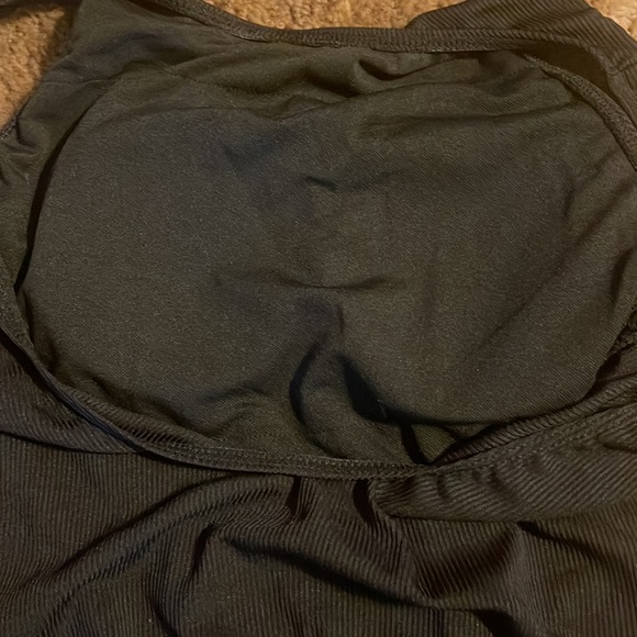 SHEIN ribbed black one piece swimsuit - Picture 8 of 8